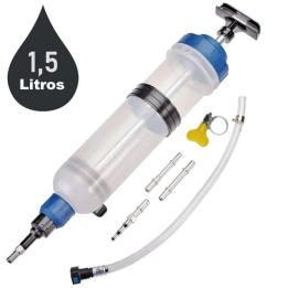 Jeringa multiuso de 1,5 litros para extraer/inyectar aceites. 1.5 Litros