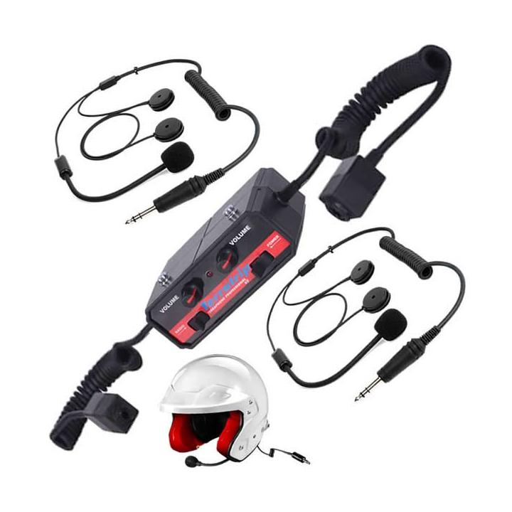 Intercomunicador terra profesional. Kit para 2 cascos jet + 1 centralita + reducción de ruidos Terratrip	