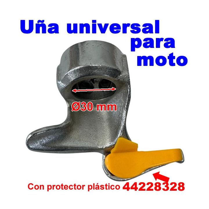 Uña de de perfil bajo en acero, para hacer neumáticos de moto