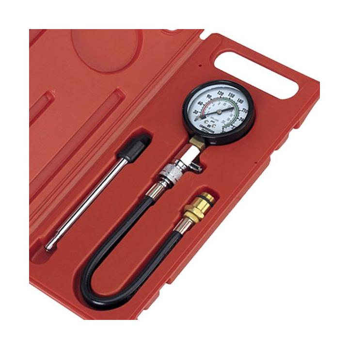 Compresímetro universal para motores de gasolina con manómetro 0-300 psi Leonet Servis