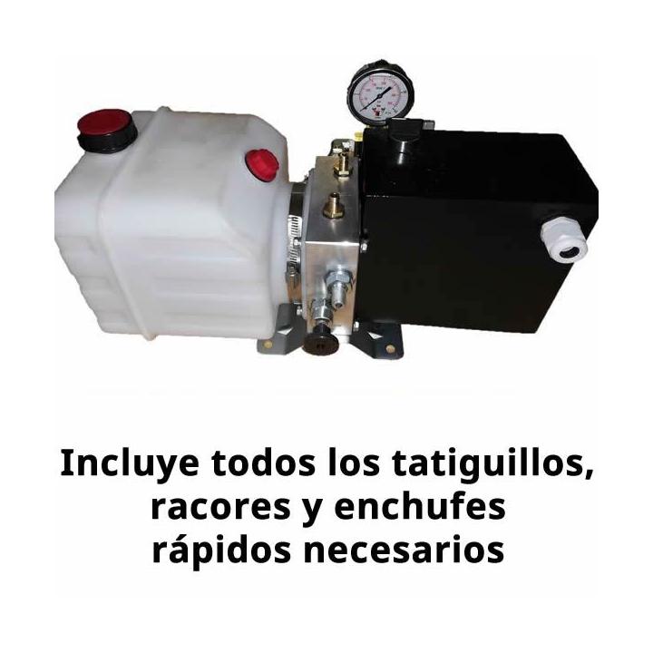 Equipo para comprobación purga y llenado de eje trasero direccional MAN a 24V