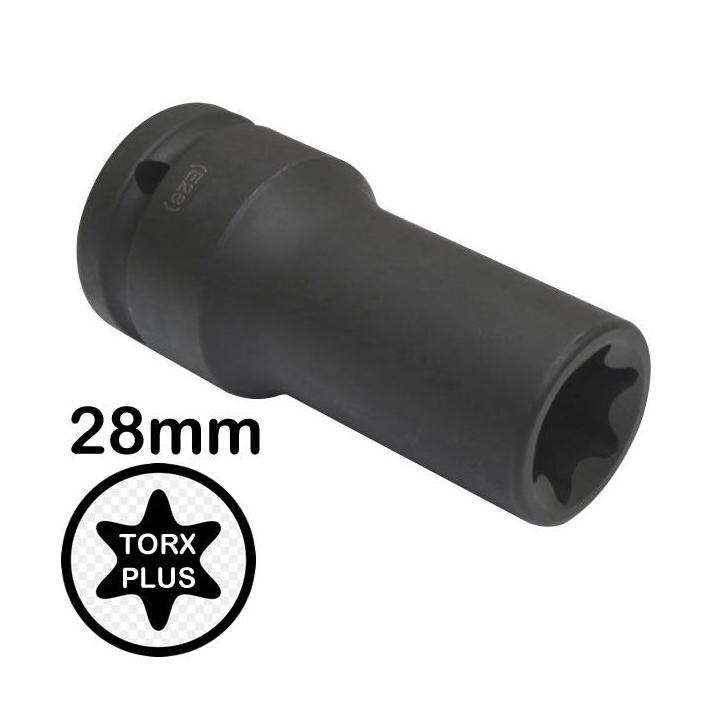 Vaso largo de impacto E-Torx PLUS hembra E26 3/4"