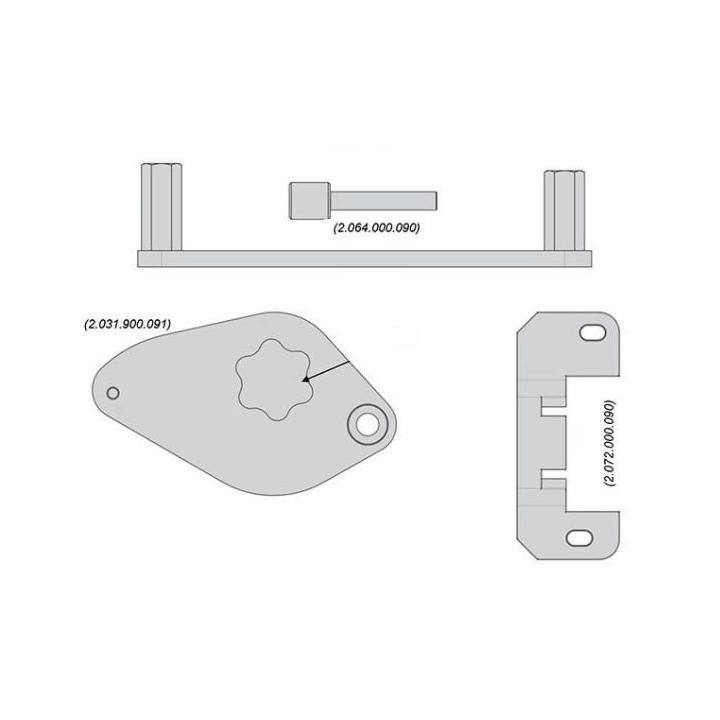 Kit de distribución para motores Fiat 1.0i  híbrido