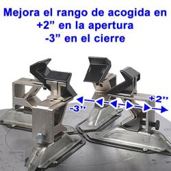 Garras para aumentar en +2" o disminuir -3" la cogida en las desmontadoras de neumáticos, 4 uds.