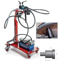 Separador/ extractor de discos de freno para bujes de Volvo, Renault y DAF.