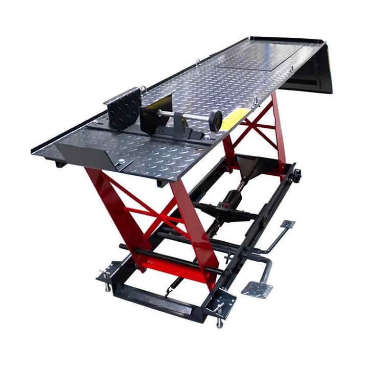Elevador hidráulico para motos con capacidad de 450 kg, 