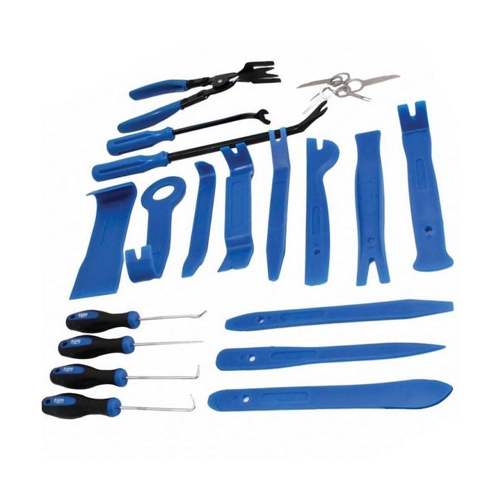 Kit MASTER útiles para quitar guarnecidos, molduras, grapas... 24 piezas