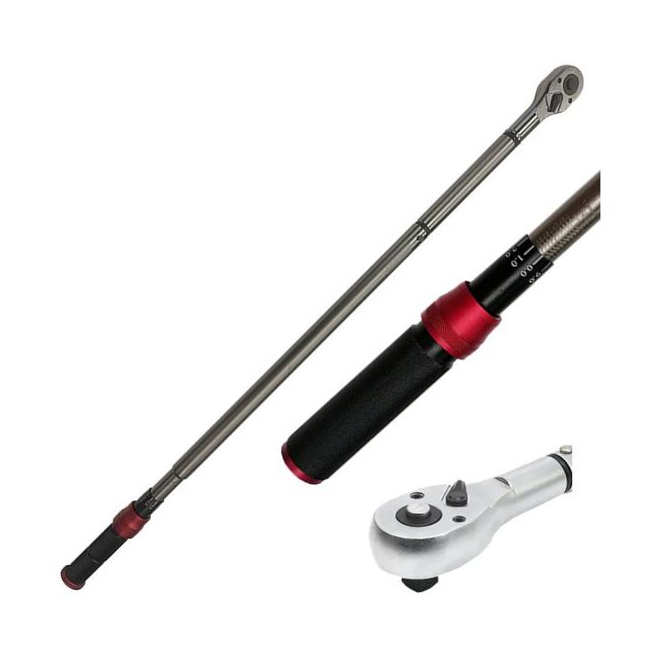 Llave dinamométrica 3/4". 200-1000 Nm con cabezal reversible