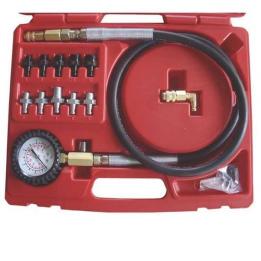 Compresímetro de aceite con manómetro dual y adaptadores 10 bar Leonet Servis