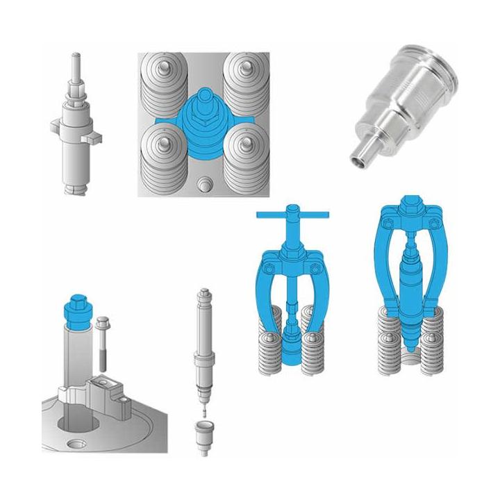Kit de Extracción e Instalación de Camisas de Inyectores para Motores Volvo y Mack – Alternativa OEM 9986174 / 88800387