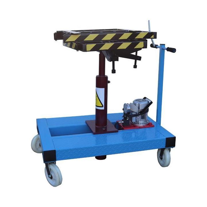 Mesa elevadora hidraulica para cajas de cambio. 1500 kilos