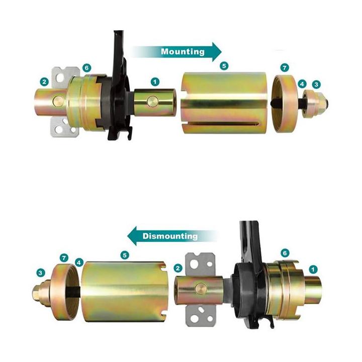 Kit para extraer e instalar silentblocks de brazo trasero Ford, Volvo