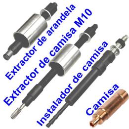 EXTRACTORES de camisa de COBRE para inyector VOLVO/RENAULT de 12 litros