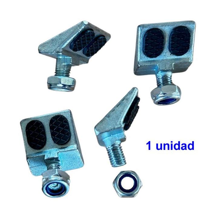 Cubiertas para garras de acero para desmontadoras de moto. 4 unidades