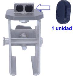 Inserción protectora de plástico para garras de acero para desmontadoras de moto. 1 unidad