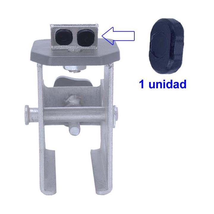 Cubiertas para garras de acero para desmontadoras de moto. 4 unidades