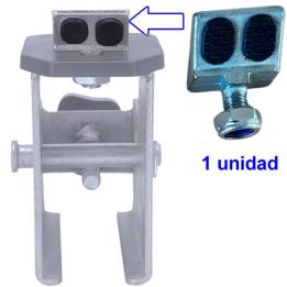 Cubiertas para garras de acero para desmontadoras de moto. 4 unidades