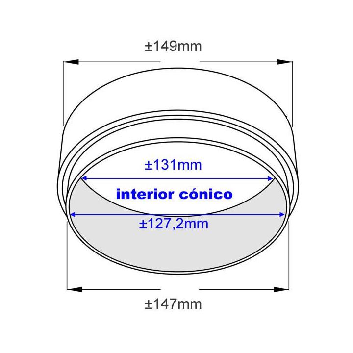 Útil de interior cónico para montaje de pistones SCANIA