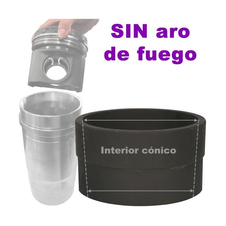 Útil de interior cónico para montaje de pistones SCANIA