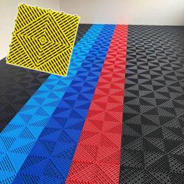 Losetas de suelo modular polipropileno para taller mecanico resistente antideslizante