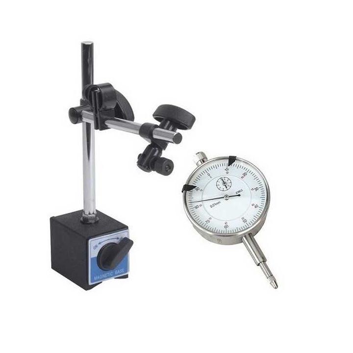 Reloj comparador con base imantada