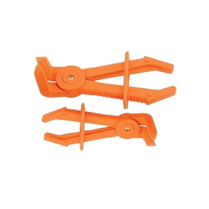 Alicates angulares para estrangular manguitos - Juego 2 piezas