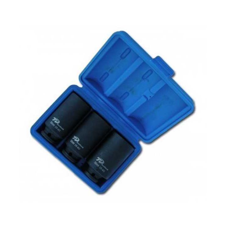 Juego de vasos de 12 caras para bujes 30 32 y 36 mm acero profesional