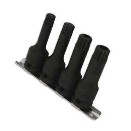 Juego de puntas  de impacto XZN, 15 caras. Cuadradillo de 1/2"