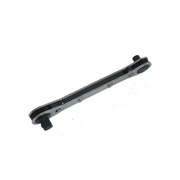 Carraca reversible doble cabeza 1/4 y 3/8 140mm