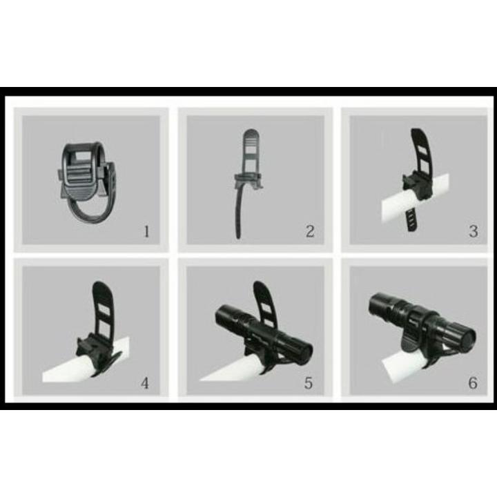 Soporte de linterna para bicicleta