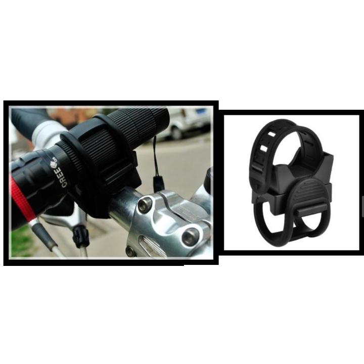 Soporte de linterna para bicicleta