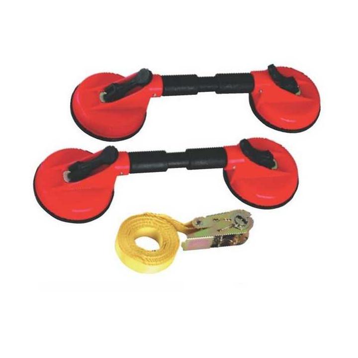 Juego de ventosas dobles para lunas de vehículos 70 kg Leonet Servis