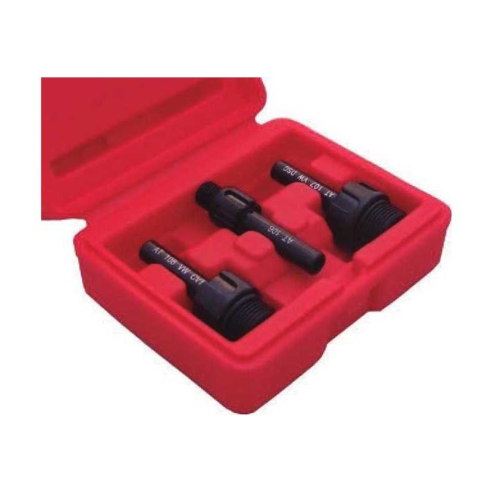 Juego de adaptadores para llenado de aceite de transmisiones automáticas 3 piezas