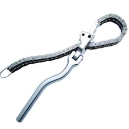 llave cadena filtros aceite, herramienta filtro aceite, llave filtro 60 160mm, cadena 520mm garra, llave doble cadena taller, ma