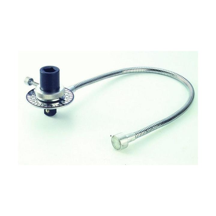 goniometro imantado 1-2 pulgadas escala 360 grados cromo vanadio taller profesional