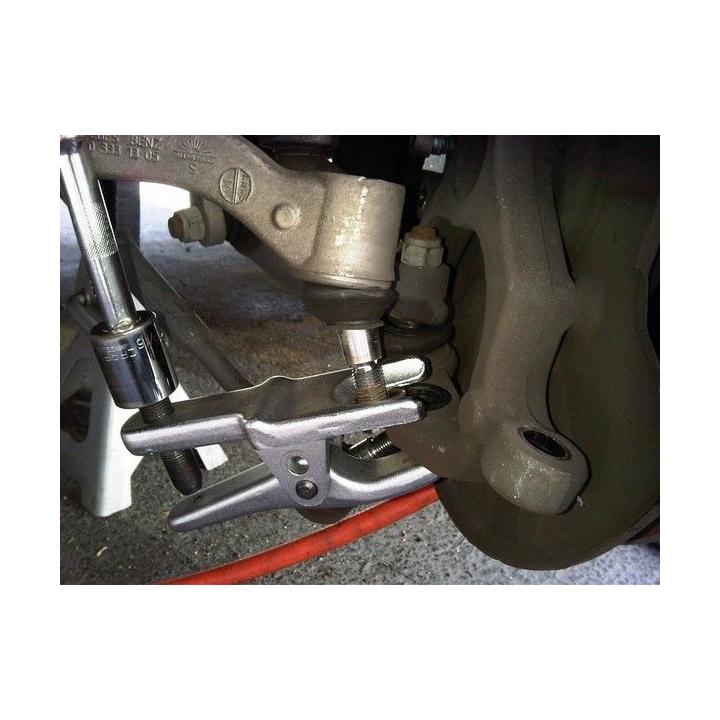 Extractor universal de rótulas en acero forjado con perfil bajo y palanca ajustable