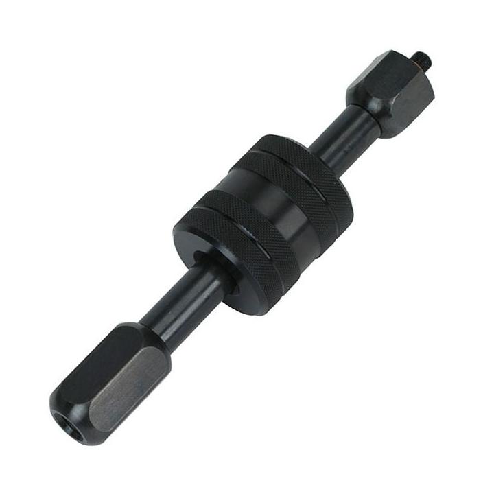 Extractor de inyectores diésel Bosch y Lucas con martillo deslizante y adaptadores M8-M12-M14