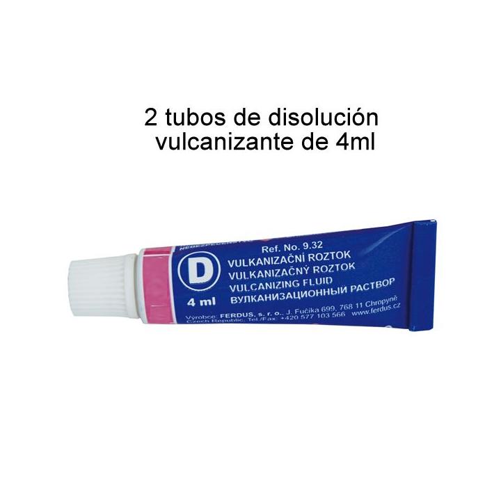 Kit de reparación de pinchazos para turismo con 5 mechas y disolución