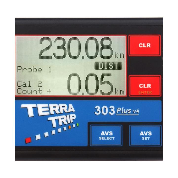 Terratrip 303 Plus V4 con doble display y software actualizado para rally de regularidad