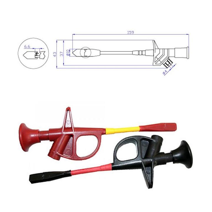 Pinza de comprobación de corriente, 2 piezas