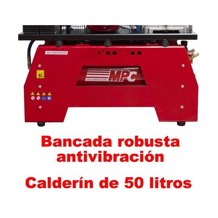 Compresor de aire y generador eléctrico a gasolina para equipos móviles, THUNDER 130