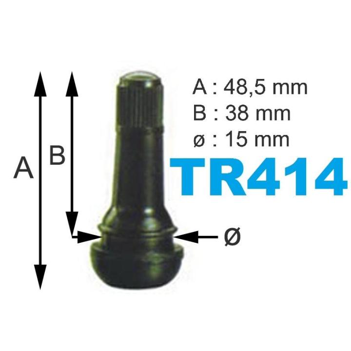 Válvulas TR-414  para neumáticos